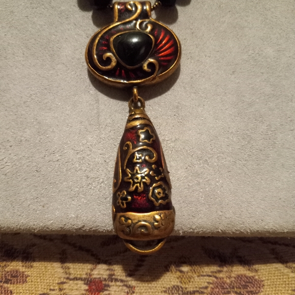 Vintage Chicos Oriental Look Necklace - Picture 2 of 13